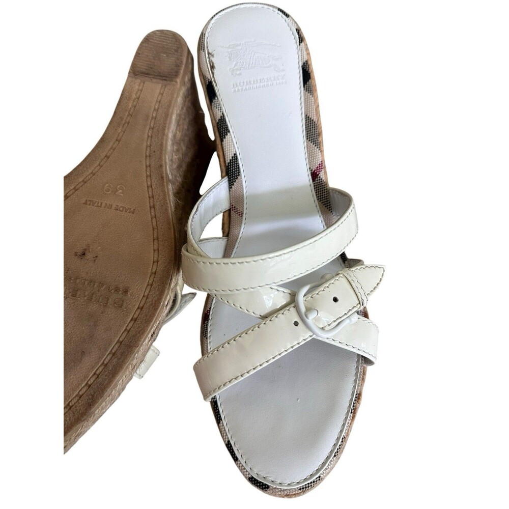 Burberry Women's Espadrille Wedge Sandals 39 - Picture 8 of 8